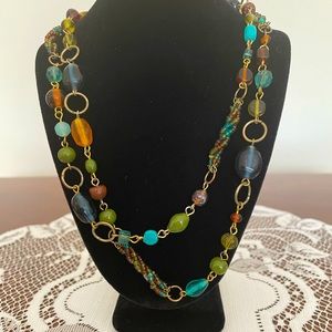 Multi-Colored Beaded Necklace